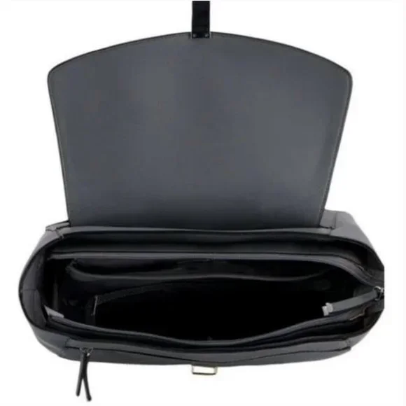 ALFANI mixed metal faux-leather women's backpack crossbody bag - GREY - Picture 9 of 9